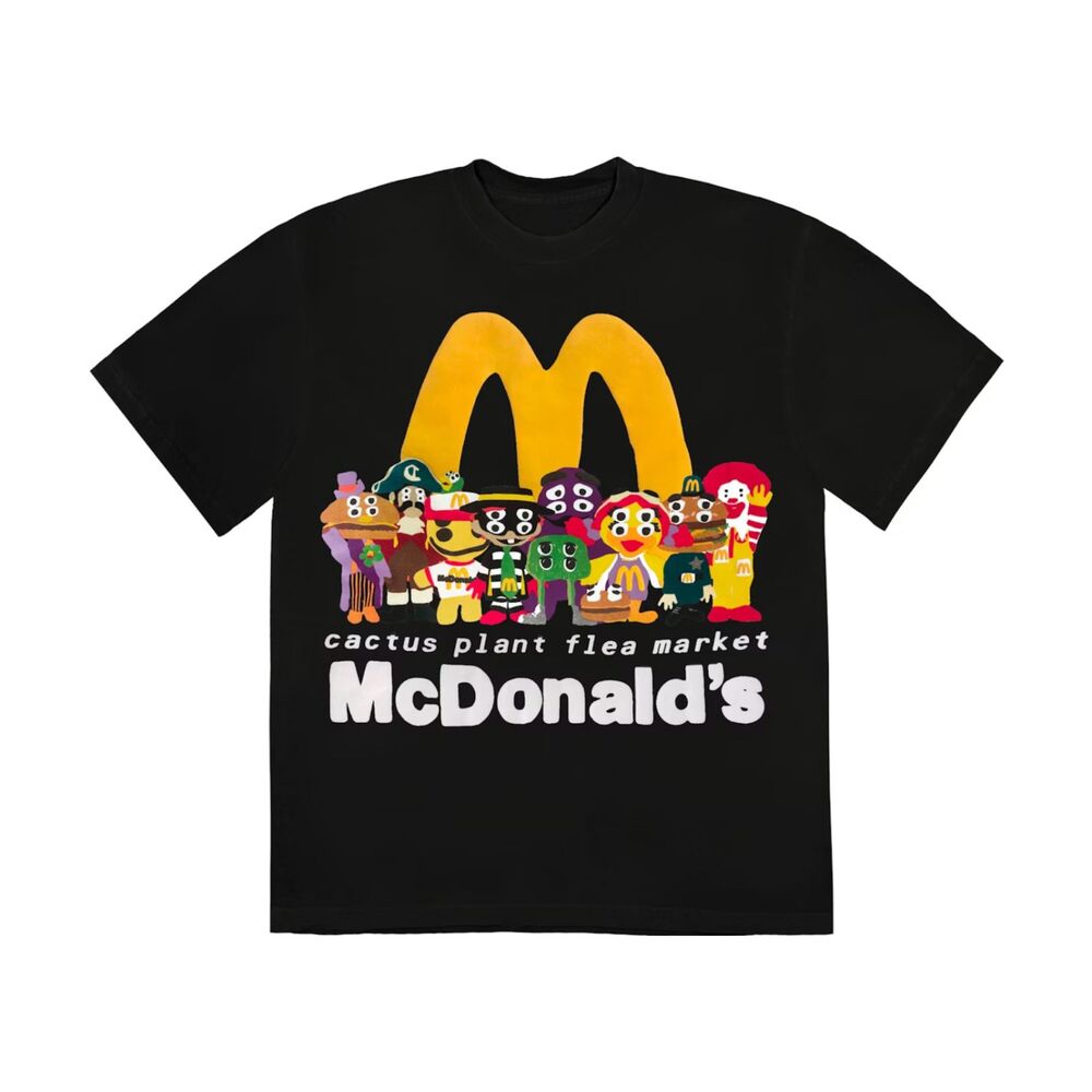 Cactus Plant Flea Market x McDonald's Buddy and Friends T-Shirt Men's XL Black